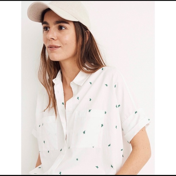 Madewell Tops - Madewell Courier Cactus shirt
